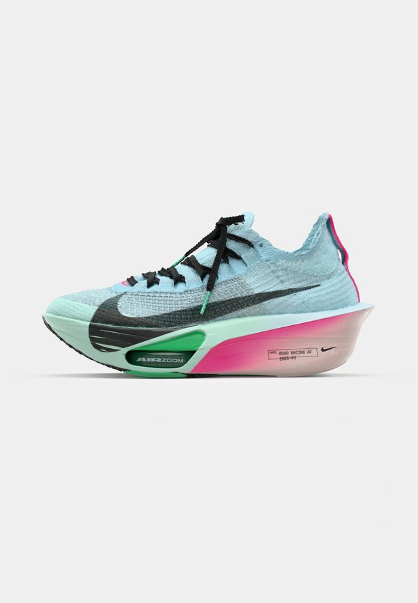 Nike Performance AIR ZOOM ALPHAFLY NEXT% 3 - Road running shoes - glacier blue/black/mint foam/green shock/hyper pink/silt red