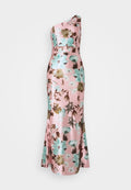 WAL G PETITE WEDDING MILLY ONE SHOULDER MAXI