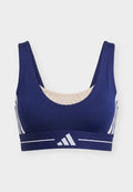 adidas Performance HYG BRALETTE D - Light support sports bra - dark blue