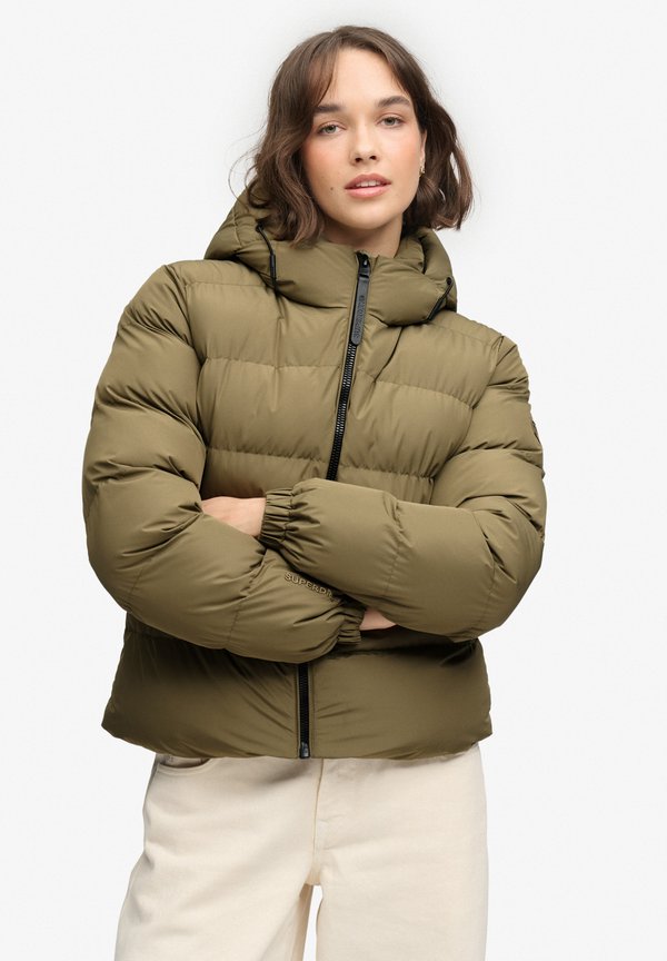 Superdry & Co SUPERDRY HOODED SPORTS PUFFER JACKET.. - Winter jacket - khaki