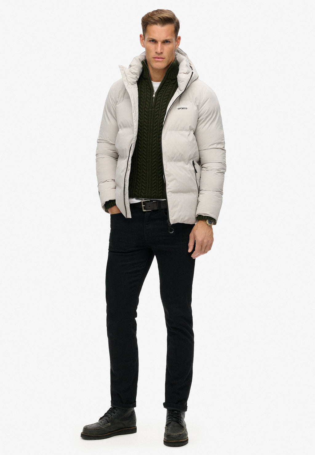 Superdry & Co HOODED BOXY PUFFER