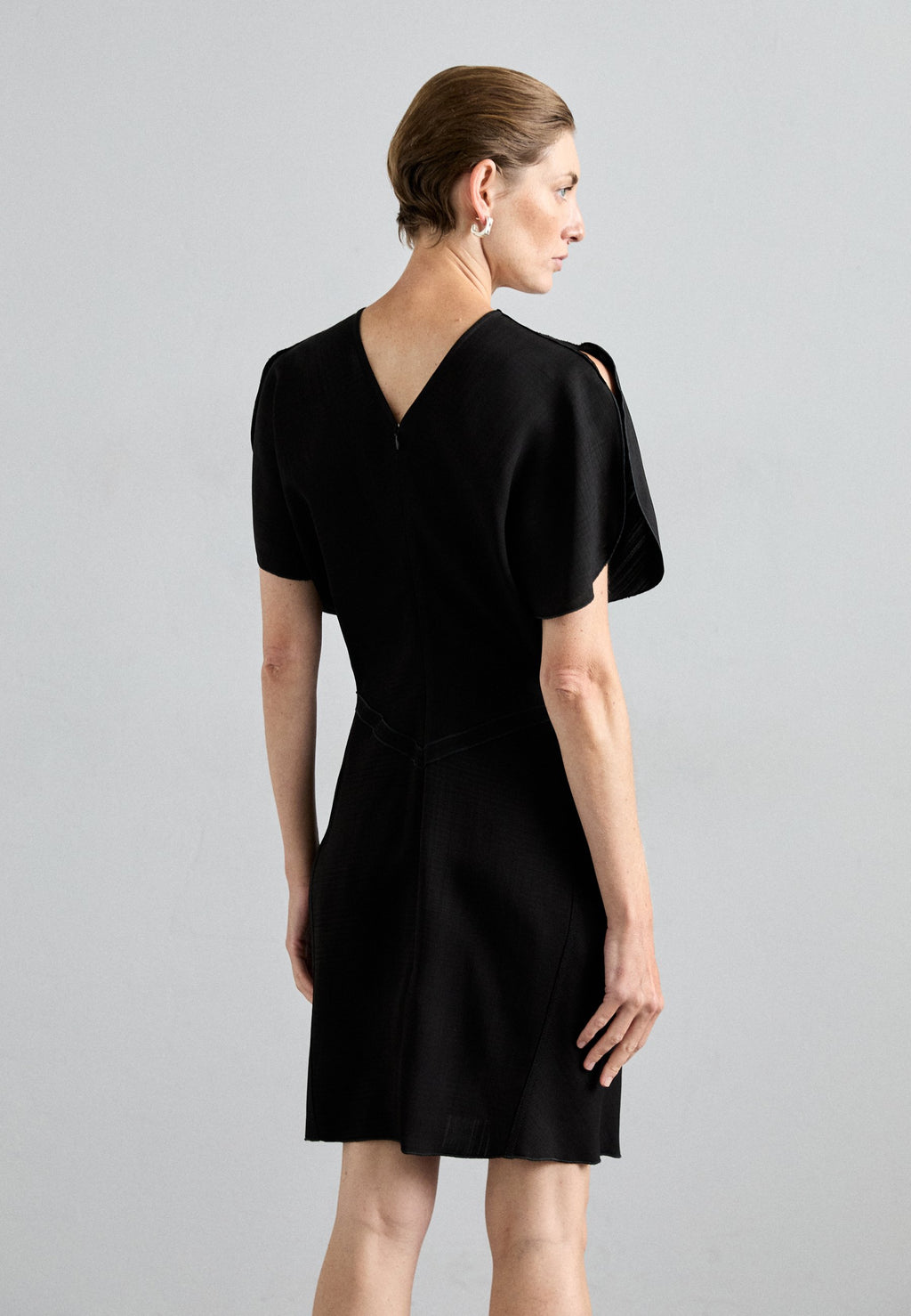Victoria Beckham GATHERED WAIST MINI DRESS