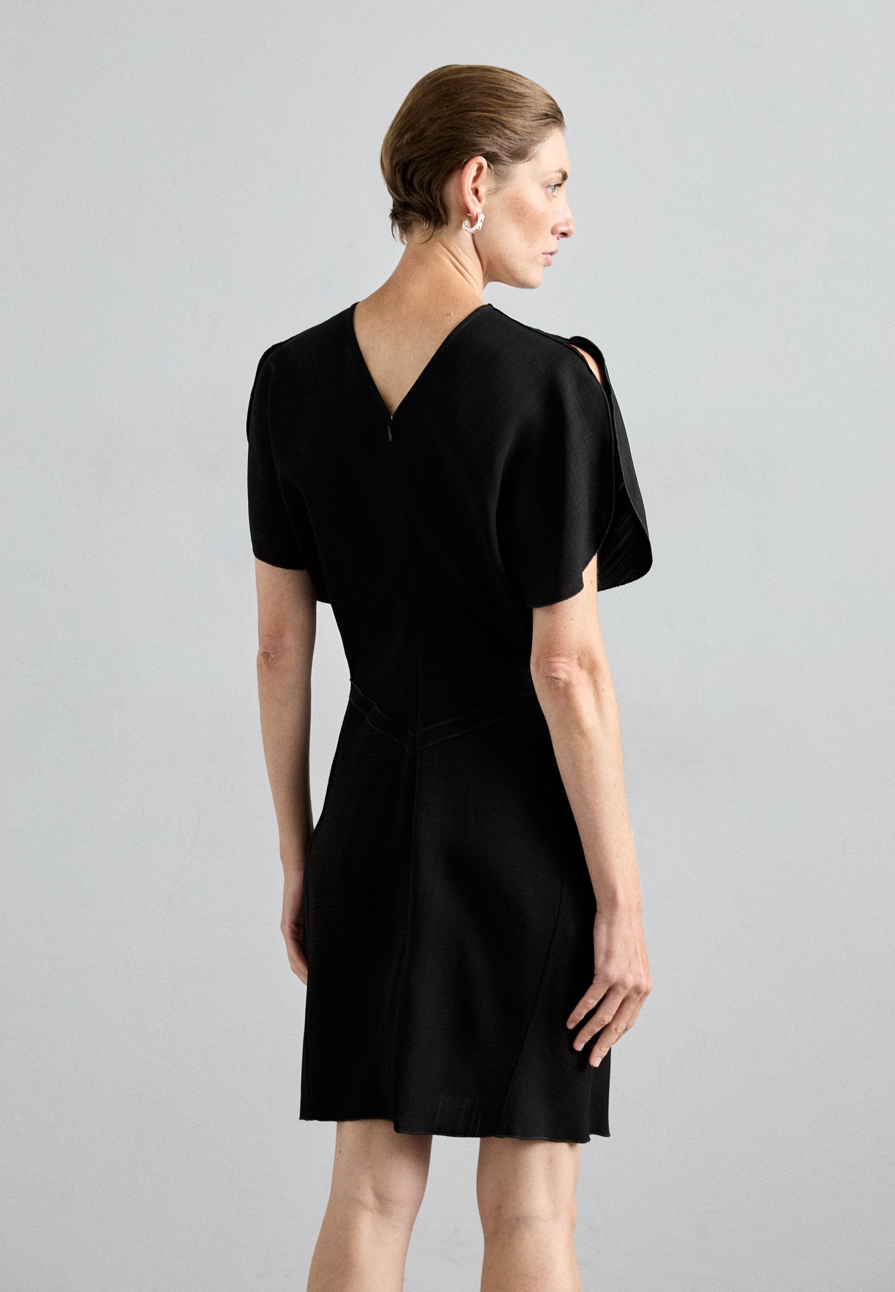 Victoria Beckham GATHERED WAIST MINI DRESS