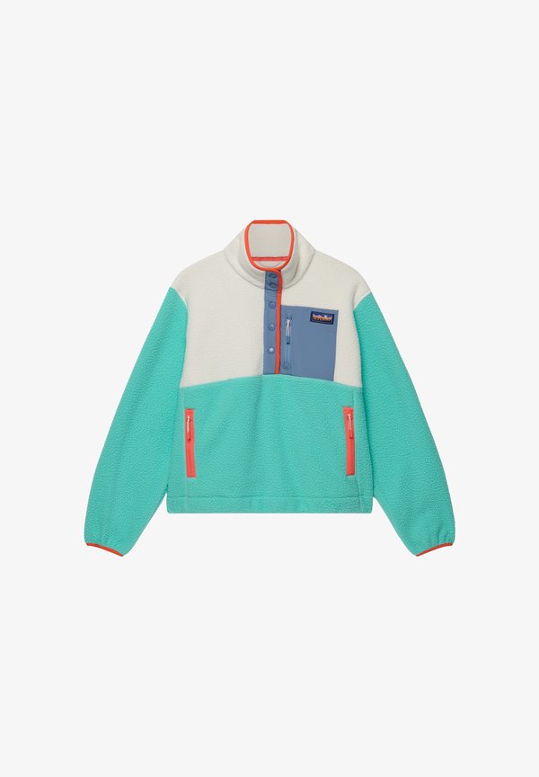 Superdry & Co Fleece jumper - rich turquoise