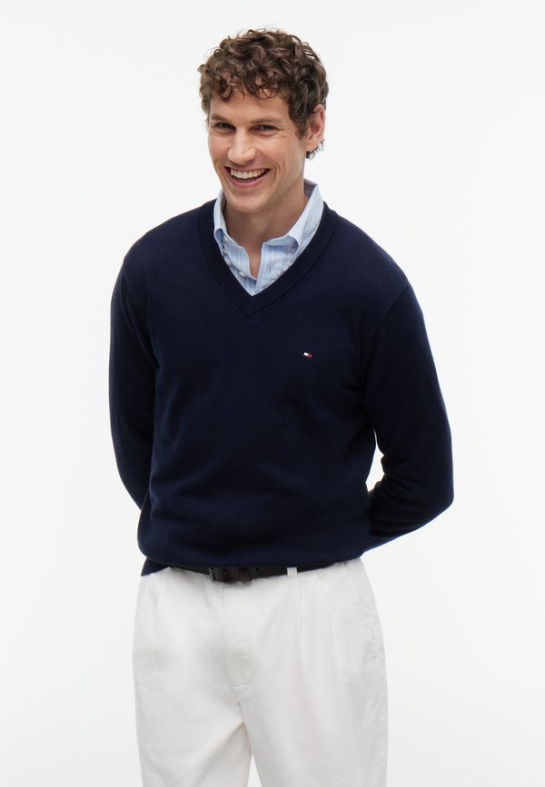 Tommy Hilfiger PIMA  - Jumper - blue