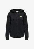 ONLY Zip-up sweatshirt - black