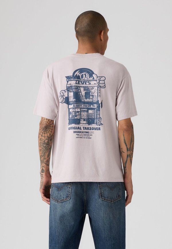 Levi's® VINTAGE FIT GRAPHIC TEE - Print T-shirt - cloud grey