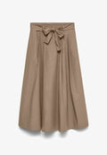 Vero Moda AWLIVA High waist Midi - A-line skirt - silver mink