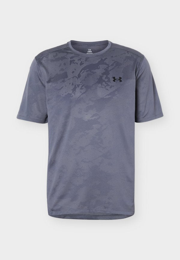 Under Armour VENT - Sports T-shirt - castlerock/ultimate black