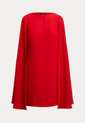 Lauren Ralph Lauren CAPE GEORGETTE COCKTAIL DRESS