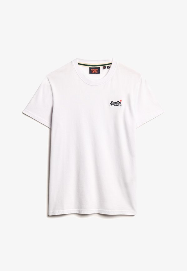 Superdry & Co ESSENTIAL EMBROIDERED - Basic T-shirt - optic