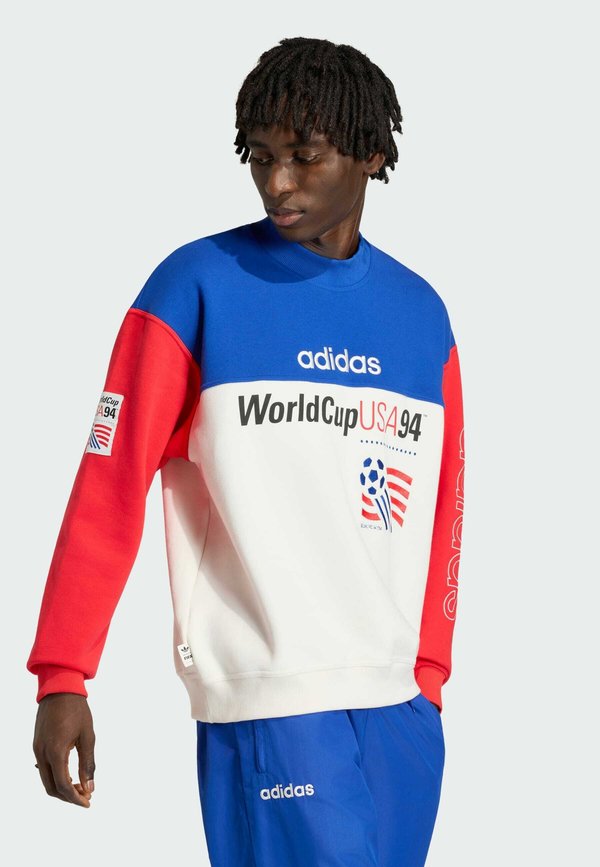 adidas Performance GRAPHIC - Sweatshirt - royal blue   cloud white