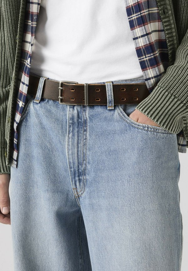 Levi's® POTRERO DOUBLE PRONG BELT - Belt - seal brown - browns