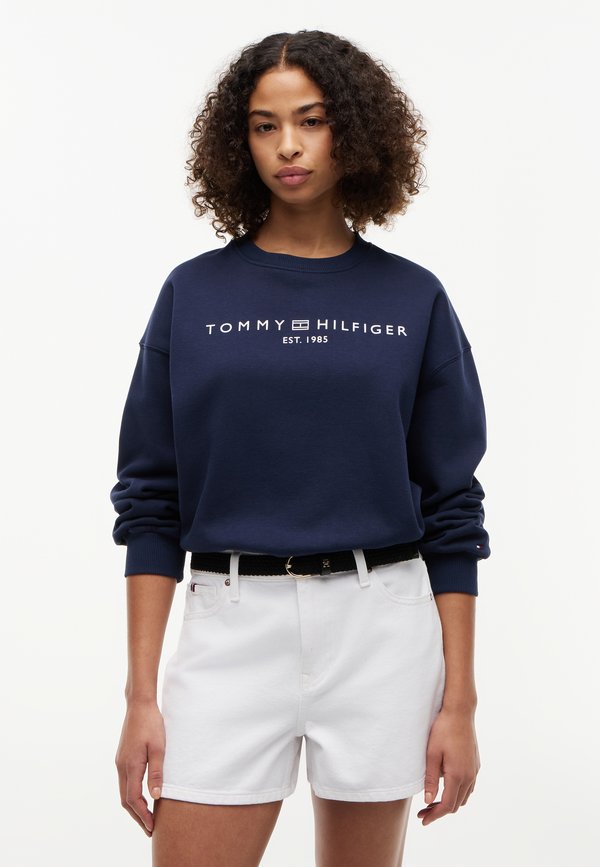 Tommy Hilfiger CORP LOGO MDRN SWTSRT - CORP LOGO - Sweatshirt - dark night navy