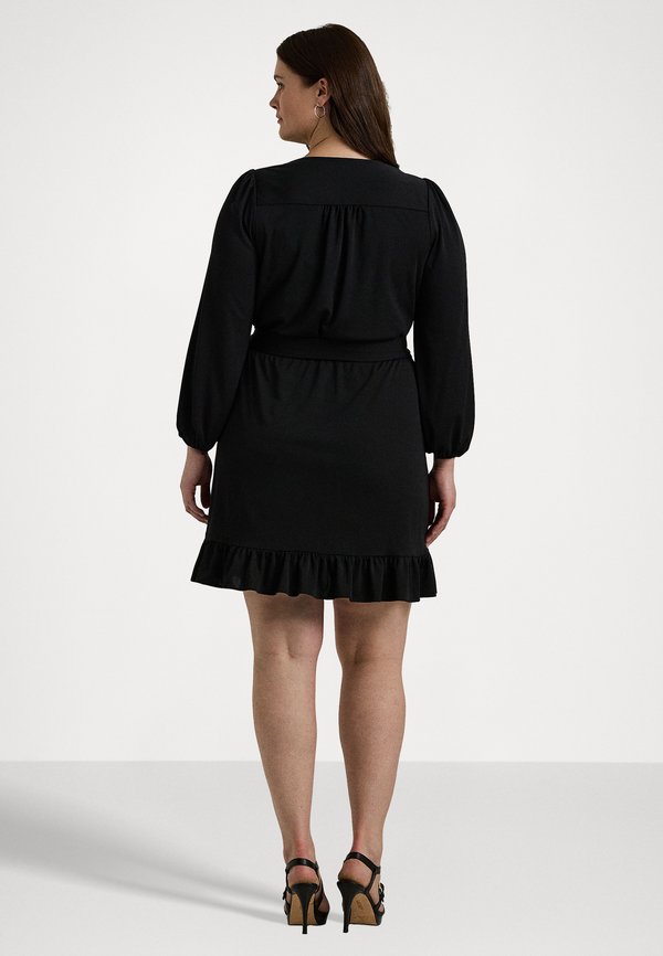 Lauren Ralph Lauren Woman BELTED STRETCH JERSEY DRESS