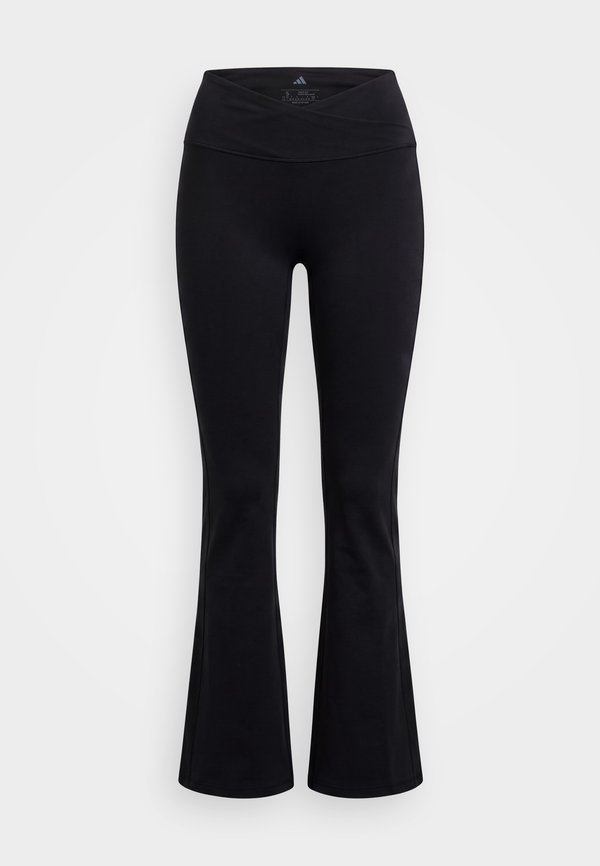 adidas Performance 3 STRIPES STUDIO ALL ME FLARE X OVER  - Leggings - black