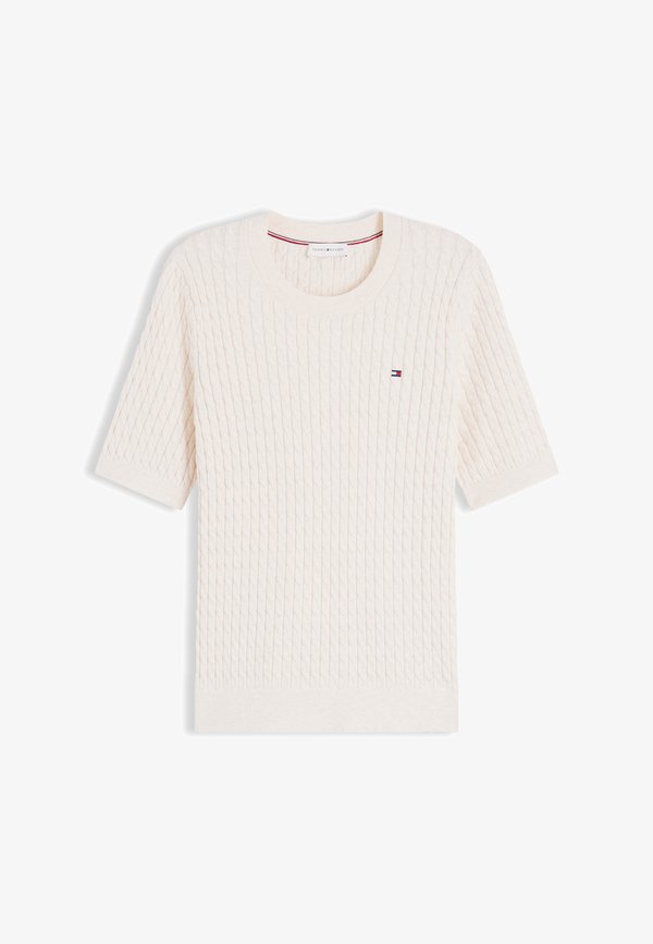 Tommy Hilfiger Basic T-shirt - heather ivory petal