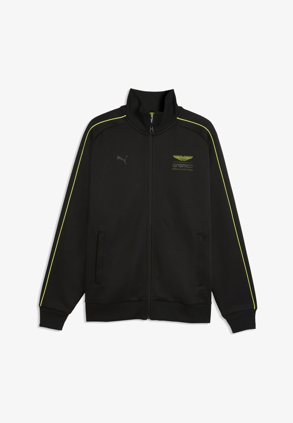 Puma PUMA X ASTON MARTIN ARAMCO F1® TEAM T7 TRAININGSJACKE - Zip-up sweatshirt - black