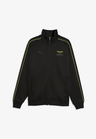 Puma PUMA X ASTON MARTIN ARAMCO F1® TEAM T7 TRAININGSJACKE - Zip-up sweatshirt - black