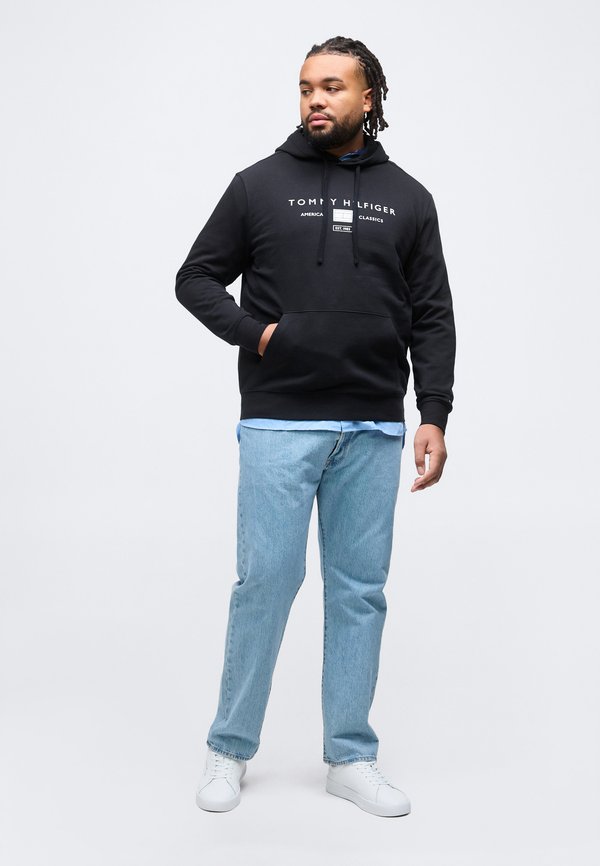 Tommy Hilfiger PLUS LOGO TERRY DRAWSTRING HOODY