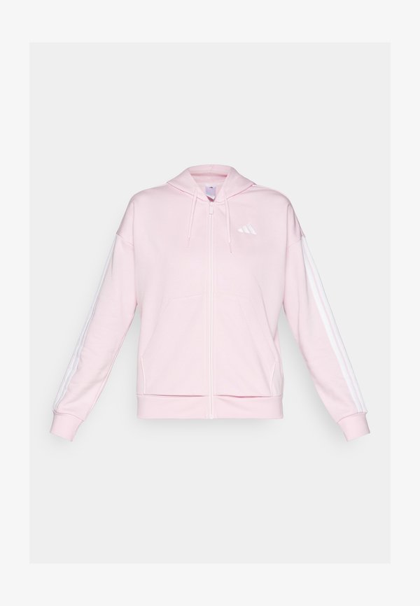 adidas Sportswear Zip-up sweatshirt - clear pink/white