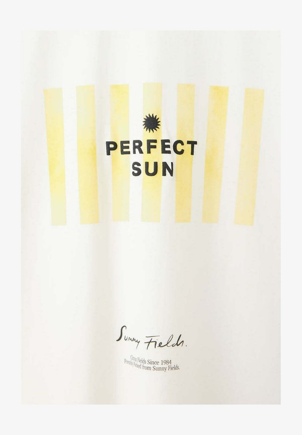 Mango ADULT - Print T-shirt - white