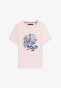 Tommy Hilfiger TH X CADILLAC FORMULA 1 TEAM BABY TEE MIAMI - Print T-shirt - pink