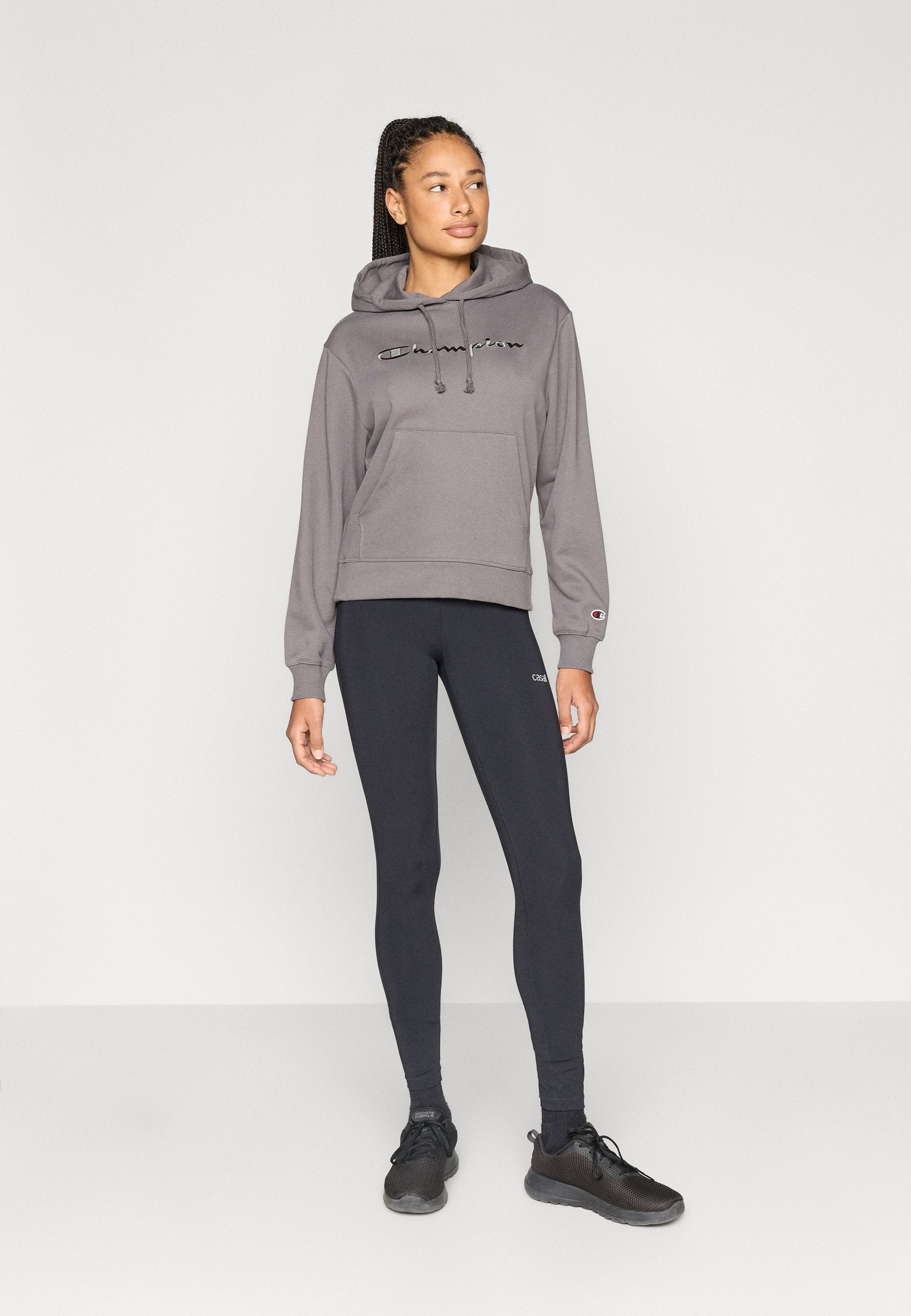 Champion ICONS TONAL HOODIE SWEATSHIRT WITH BIG LOGO