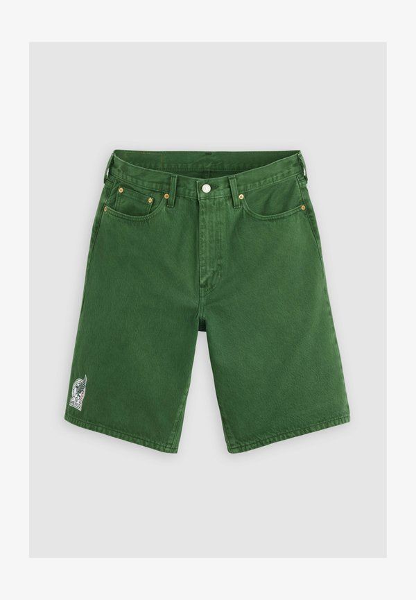 Levi's® X WC 478 BAGGY SHORT X FRANCE 478 BAGGY - Denim shorts - x france baggy s - greens