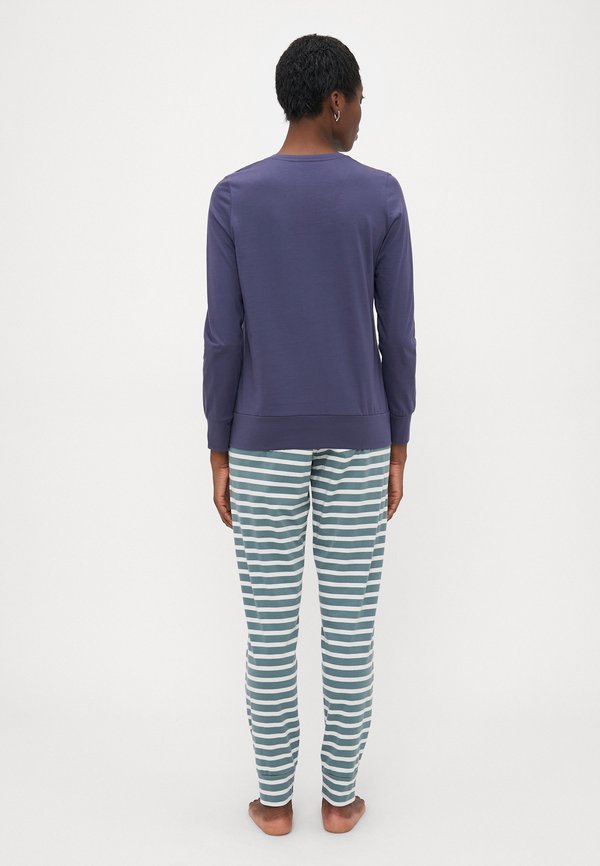 Schiesser SCHLAFANZUG LANG - CASUAL ESSENTIALS SET