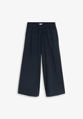 TOM TAILOR TOM TAILOR HOSEN & CHINO CROPPED WIDE LEG HOSE - Trousers - sky captain blue