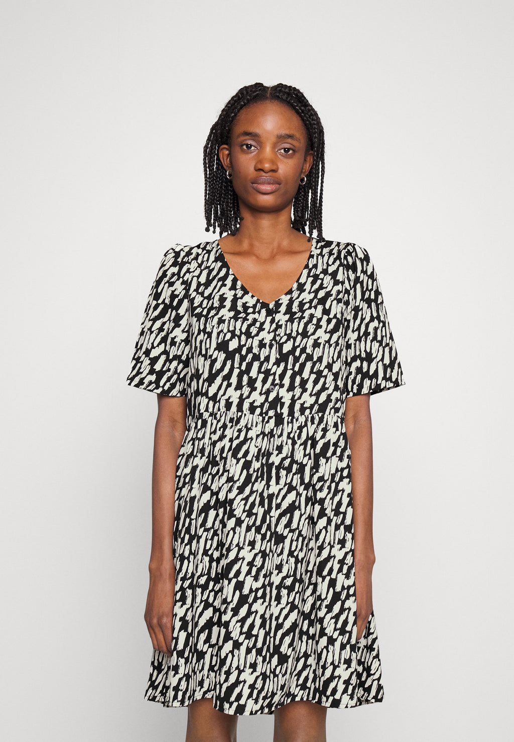 JDY JDYLULU SHORT BUTTON DRESS