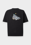 New Balance GHICA SHUTTLE  - Print T-shirt - black