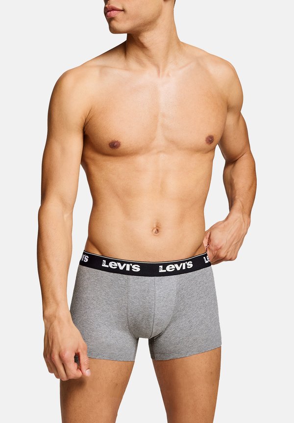 Levi's® LEVI’S HERREN RETROPANTS REPEAT LOGO TRUNK BOXERSHORTS 6-ER PACK  - Trunks - middle grey melange