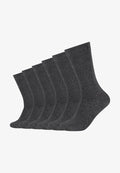 s.Oliver SOCKEN 6ER PACK - Socks - anthracite