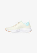 Skechers VAPOR - Trainers - beige hellblau mehrfarbig