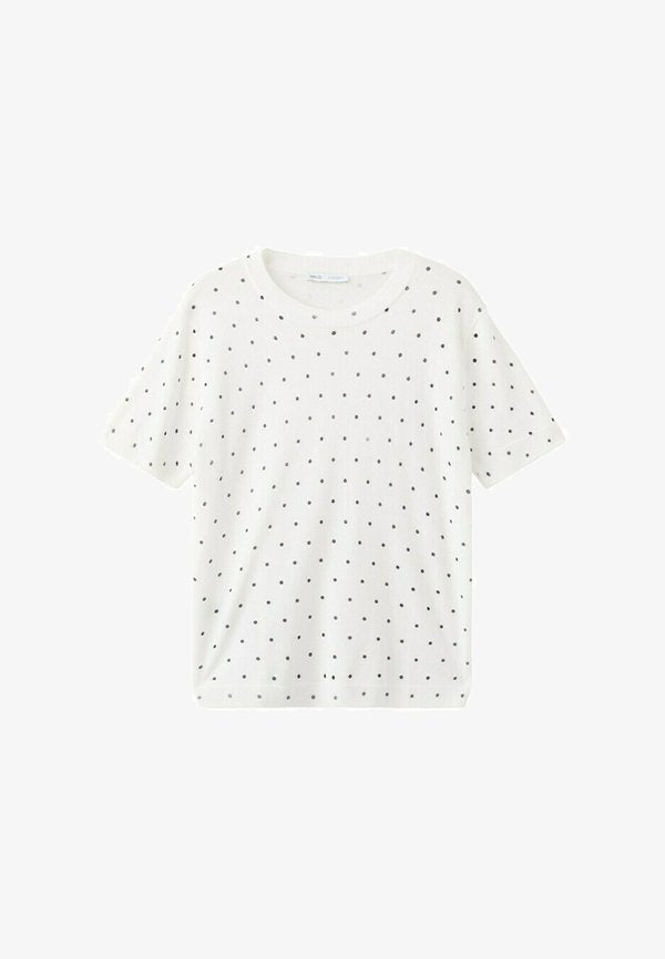 Mango ADULT - Print T-shirt - off-white