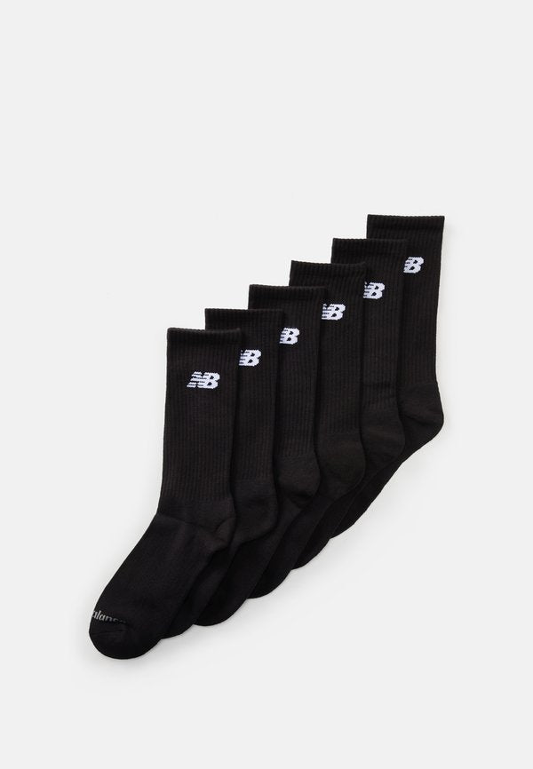New Balance SEASONAL CREW UNISEX 6 PACK - Socks - black