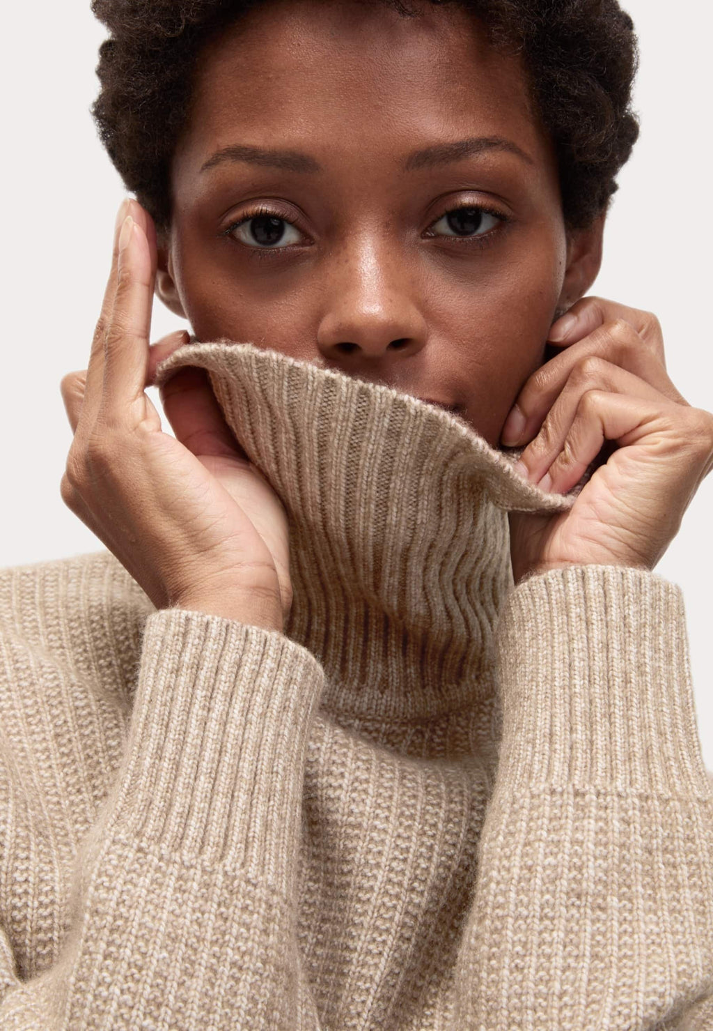 Marks & Spencer CLOUD YARN TEXTURED ROLL NECK