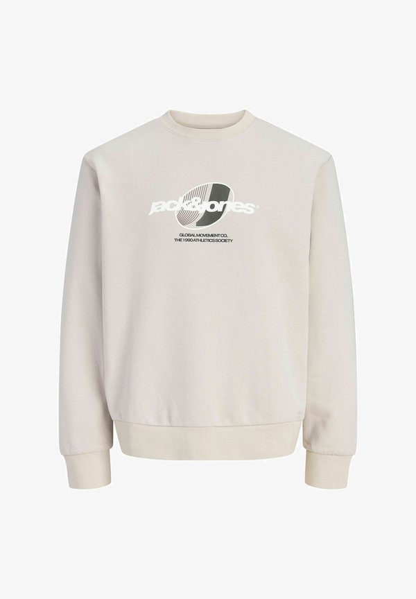 Jack & Jones JCOCLUB BRANDING CREW NECK - Sweatshirt - dove