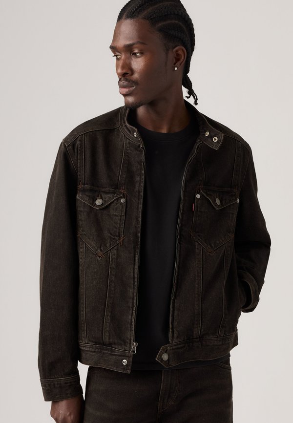 Levi's® TWISTED MOTO JACKET - Denim jacket - midnight