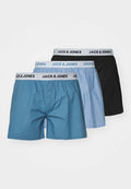 Jack & Jones JACTOKYO 3 PACK - Boxer shorts - black/coronet blue/blue