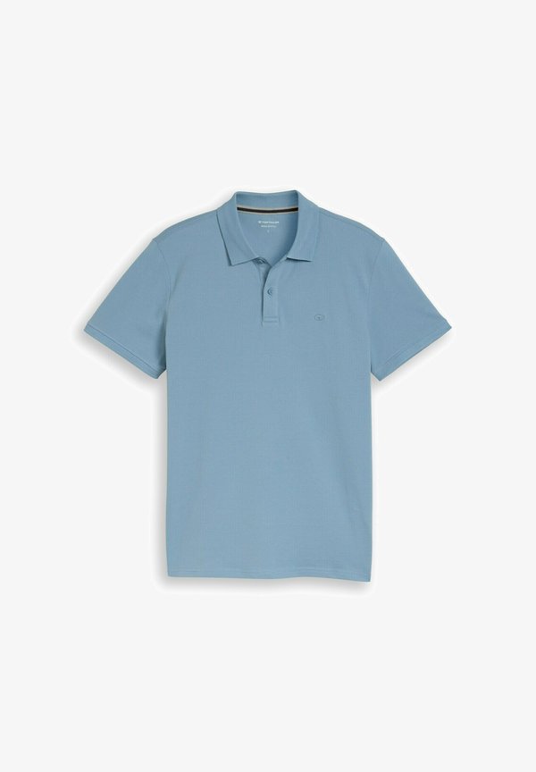 TOM TAILOR BASIC POLO WITH CONTRAST - Polo shirt - mountain spring blue