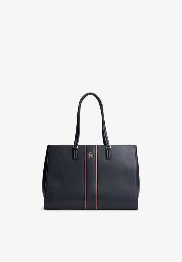Tommy Hilfiger TH DAILY TOTE CORP - Handbag - space blue