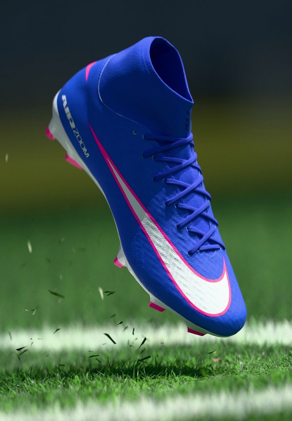 Nike Performance ZM 10 ACADEMY FG/MG - Football boots artificial grass - racer blue/white