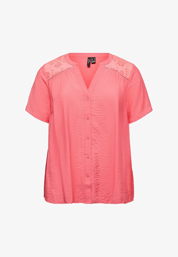 Vero Moda Curve VMCJOSIE - Blouse - coral paradise