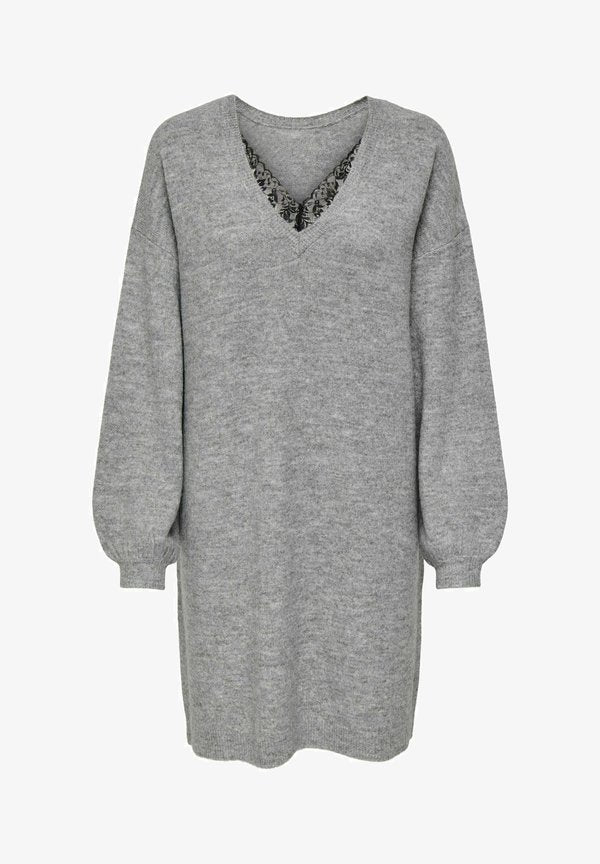 ONLY ONLMANIFESTA mini - Jumper dress - light grey melange