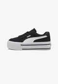 Puma COURT CLASSIC VULC PLATFORM SNEAKERS - Trainers - black- white