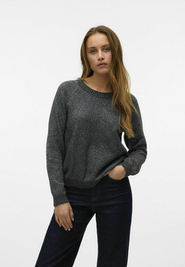 Vero Moda Knitted VMDOFFYSHINE Knitted - Jumper - asphalt