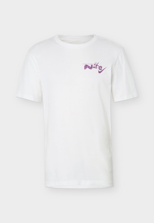 Nike Performance TEE ASBURY - Print T-shirt - summit white